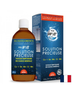 Общ стимулант и тоник - Минерален комплекс (Мед, Манган, Селен, Йод, Молибден и Хром) POE N18, 100 ml