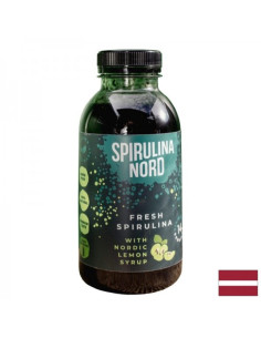 Свежа спирулина - скандинавски лимон Spirulina Nord Сироп, 330 ml, 14 дози