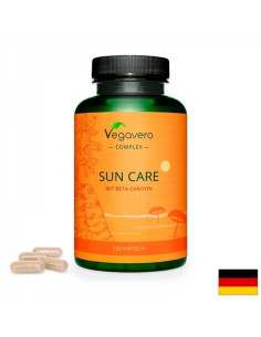 Sun Care Формула за равномерен тен с бета каротин За кадифена, подхранена и здрава кожа 180 капсули