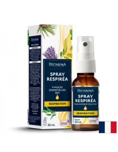 Спрей за дихателната система с 9 вида етерични масла 30 ml