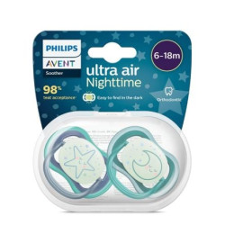 AVENT ULTRA AIR NIGHT Залъгалки, Луна, 6-18 м., 2 бр