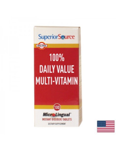 Мултивитамини 100- Daily Value Multi-Vitamin 100 сублингвални таблетки