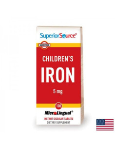 Желязо за Деца, 5 mg 100 сублингвални таблетки