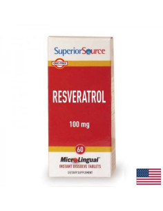 Антиоксидант Ресвератрол 100 mg + Женско биле 60 сублингвални таблетки