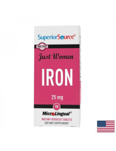 Анемия - Желязо Just Women Iron 90 сублингвални таблетки