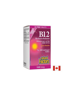 B12 Methylcobalamin/ Витамин В12 (метилкобаламин) x 210 сублингвални таблетки