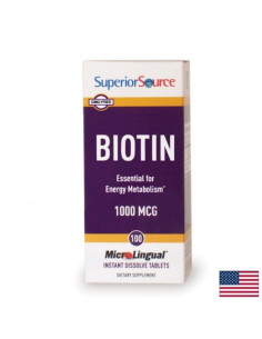 Биотин Коса и кожа, 1000 mg 100 сублингвални таблетки
