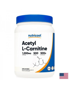 Горене на мазнини и мускулна сила Ацетил L-Карнитин 1000 mg х 500 g, прах