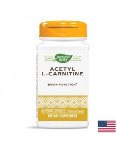 Ацетил-Л-Карнитин За мозъчната функция 500 mg, 60 капсули