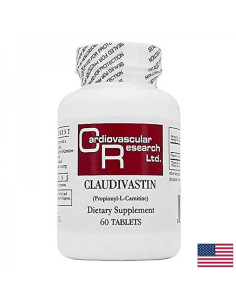 Бърз метаболизъм, подкрепа при спорт и физическа умора Claudivastin - Пропионил Л-Карнитин 60 таблетки