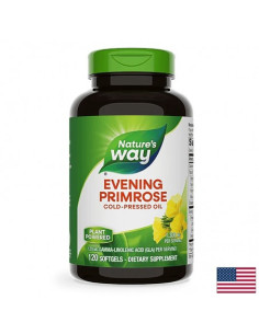 Вечерна иглика (масло) – висока концентрация Хормонален баланс – Evening Primrose Max Strength 1300 mg, 120 софтгел капсули