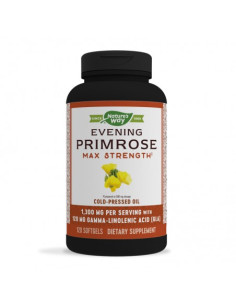 Вечерна иглика (масло) – висока концентрация Хормонален баланс – Evening Primrose Max Strength 1300 mg, 120 софтгел капсули 2