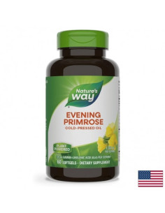 Вечерна иглика (масло) – висока концентрация Хормонален баланс – Evening Primrose Max Strength 1300 mg, 60 софтгел капсули