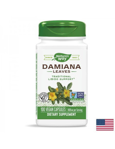 Дамиана - афродизиак и тоник за нервната система 400 mg, 100 капсули