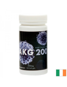 Масло от черен дроб на Акула AKG 200 Имунитет и сърдечно здраве 1000 mg, 120 софтгел капсули