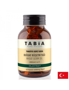 Имунитет и здраво сърце Масло от пшеничен зародиш (източник на омега 3-6-9) 1000 mg х 60 софтгел капсули