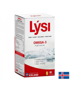 Омега-3 – рибено масло за сърцето, мозъка и очите 500 mg, 80 софтгел капсули