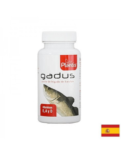 Сърдечна и мозъчна функция - Рибено масло от черен дроб на риба треска Plantis, 110 софтгел капсули