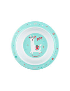 Canpol - Меламинова купа с вакуумен ринг Exotic Animals, тюркоаз, 270 мл 2