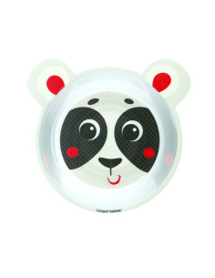 Canpol - Меламинова купа с уши, бежова, 490 мл