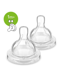 Биберони Classic Philips AVENT+ Anti-colic SLOW 1м+, 2 бр.40009
