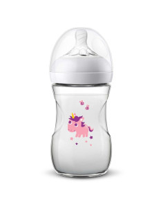 Шише за хранене Philips AVENT NATURAL 260 ml еднорог