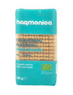 Обикновени бисквити с краве масло - био, Harmonica, 150 г