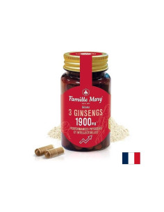 Азиатски женшен 300 mg + Сибирски женшен + Мака Тонус и адаптогенна подкрепа 60 капсули