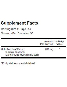 Holy Basil Extract (Tulsi) 400 mg 2