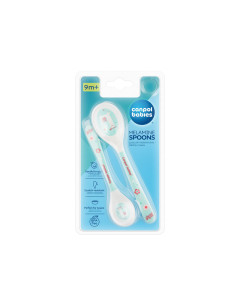 Canpol - Mеламинови лъжички Exotic Animals, тюркоаз, 2 броя, 9м+