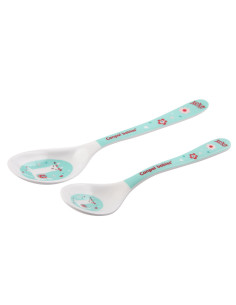 Canpol - Mеламинови лъжички Exotic Animals, тюркоаз, 2 броя, 9м+ 2