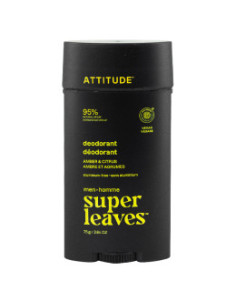 Део стик за мъже Амбра и цитрус, Attitude, 45 г