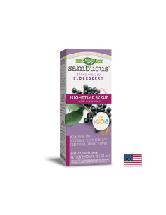 Самбукус сироп за деца с черен бъз и мелатонин Sambucus Night Time Syrup for Kids 120 ml