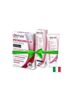 Промо пакет кръвообращение Drenax Forte с бодлив залист, 30 таблетки + Масажен гел за крака при разширени вени, 150 ml
