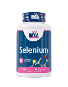 HAYA LABS Selenium / Chelated - Yeast Free/ 200 mcg / 90 Caps