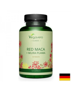 Енергия и либидо Червена мака + Муира Пуама 120 капсули