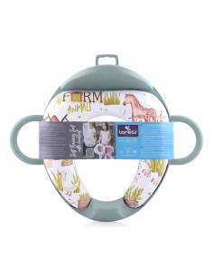 Мека приставка с облегалка за тоалетна чиния Lorelli, Green farm