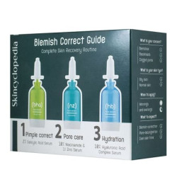 SKINCYCLOPEDIA BLEMISH CORRECT GUIDE Комплект от 3 серума при несъвършенства, 3x15мл