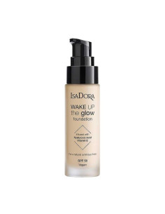Дълготраен хидратиращ фон дьо тен с SPF 50 Isadora Wake Up the Glow Foundation