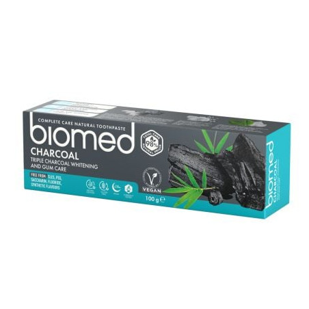 BIOMED CHARCOAL Паста за зъби, 100 гр