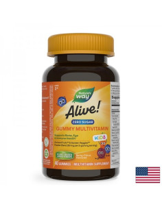 Алайв/Alive! Мултивитамини за деца Имунна защита и жизненост 40 желирани таблетки без захар