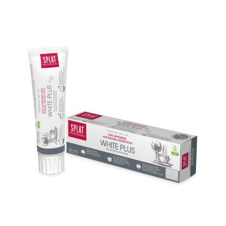 SPLAT PROFESSIONAL WHITE PLUS Паста за зъби безопасно избелване и защита на емайла, 100 мл