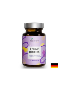 Femme Biotics (Пробиотик за жени) Пробиотици, червена боровинка и витамини за женско здраве 60 капсули