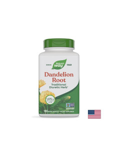 Глухарче (корен) Детокс, храносмилане и чернодробна подкрепа 525 mg, 180 капсули