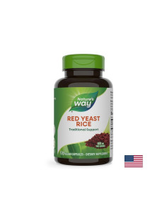 Червен ориз (дрожди) Нормален холестерол и сърдечно здраве 600 mg, 120 капсули