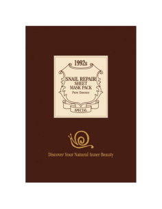 Възстановяваща и регенерираща маска с екстракт от охлюви Chamos Acaci