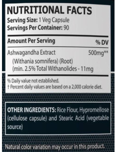 Ashwagandha Extract 500 mg 2