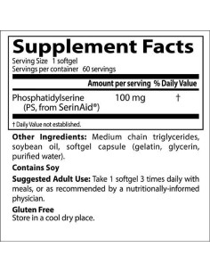 Phosphatidylserine 100 mg | With SerinAid 2