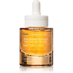 KORRES BLACK PINE PRIMUS Серум за лице срещу първи бръчки с екстракт от зародиш на шишарки, 30 мл