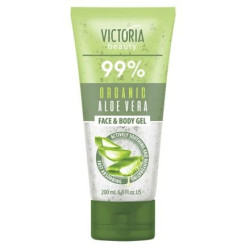VICTORIA BEAUTY 99% ORGANIC ALOE VERA GEL Успокояващ и хидратиращ гел, 200 мл
